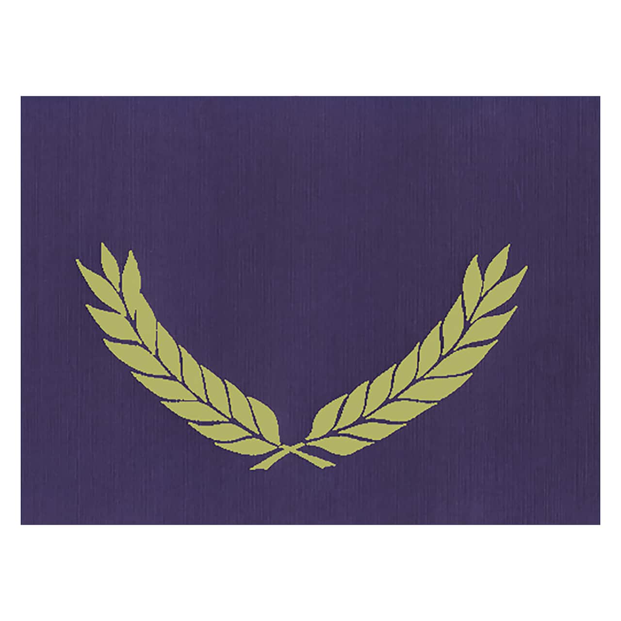 Flipside Products 10” x 13” Indigo Hayes Embossed Certificate Folder, 30 Pack